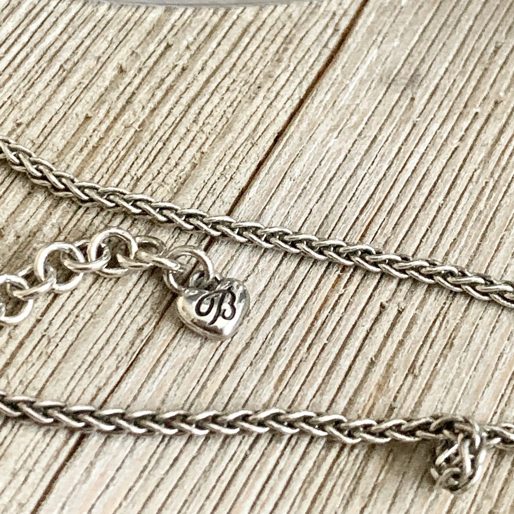 🎉BRIGHTON HEART CONTEMPO SILVER NECKLACE🎉 - Picture 3 of 4